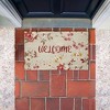 Stupell Industries Welcome with Fall Blossoms Printed Outdoor Door Mat, design by Andrea Jasid Grassi, 18"x30" - 4 of 4
