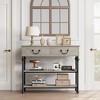 Whizmax Console Table with Drawers, Sofa Tables Narrow Entryway Table with Storage for Living Room, Foyer, Bedroom - 4 of 4