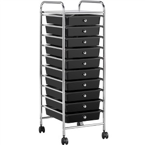 Yaheetech Drawers Rolling Storage Cart Metal Frame Plastic Drawers for Office/Home/Study - 1 of 4