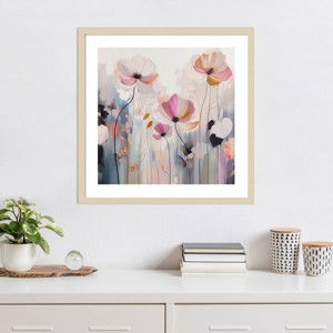 Amanti Art 25"x25" Spring Fling Flowers IV by Irena Orlov Wood Framed Wall Art Print - 1 of 4
