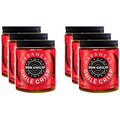 Don Chilio Pepper Habanero Chile Crisp - Case of 6 - 5 oz