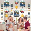 Big Dot of Happiness Cars, Trains, and Airplanes - Transportation Birthday Party DIY Dangler Backdrop - Hanging Vertical Decorations - 30 Pieces - 3 of 4