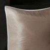 Sapphtopaz 8 Piece Bedding Comforter Sets Faux Silk Pieced Quilts Embroidery Design Reversible Quilt Set, Beige - 2 of 4
