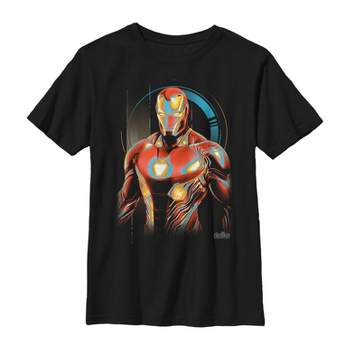 Boy\'s Marvel Avengers: Endgame Iron : Portrait Target T-shirt Man