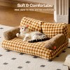 Fluffy Cat Bed for Indoor Cats, Washable Dog Beds for Small & Medium Pets, Soft Plush Cat Couch with Non-Slip Bottom - 4 of 4