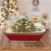 Courtside Market Holiday Tree 6.5x6.5 Artboard Lid & 20oz Candle Set - 2 of 2