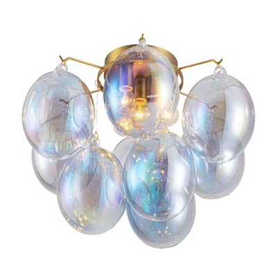 Artcraft Lighting Globo 4 - Light Semi-Flush Mount in  Brass