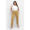Women's Plus Size Harley Clover Row Straight Jean - toffee | CITY CHIC - 2 of 4