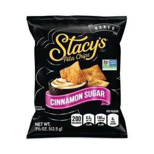 Stacy's Pita Chips, Cinnamon Sugar - Case of 24 - 1.5 oz - 1 of 1
