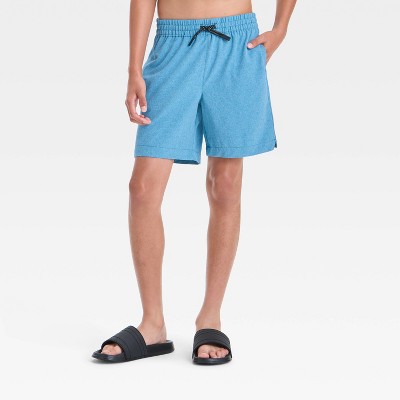 Boys' Solid Hybrid Swim Shorts - art class™