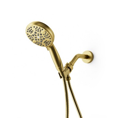 YAWWALK Handheld Shower Head with Adjustable Holder and Hose, High-Pressure Spray for Bathroom