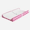 Bacati - MixNMatch Pink White Changing Pad Cover - 2 of 4