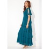 Catherines Women's Plus Size Tiered Chiffon Maxi Dress - 4 of 4