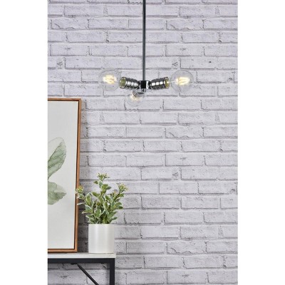 Reyes Mini Chrome LED 3-Light Indoor/Outdoor Pendant