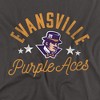 Women's University Of Evansville Purple Aces T-Shirt - 2 of 4