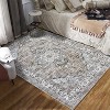 Vintage Hallway Runner Rug, Washable Soft Low-Pile Non-Slip Carpet for Bedroom, Living Room & Kitchen - 2 of 4
