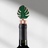Unique Bargains Bottle Stoppers Monstera Leaf Zinc Alloy PTR 3.94"x1.34"x0.79" 1 Pc - 2 of 3