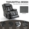 CLIHOME Dual Motor Infinite Position Electric Medium Size Power Lift Recliner Chair with 8-Point Vibration Massage and Lumbar Heating - 4 of 4