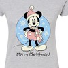 Women's - Disney - Mickey Merry Christmas Fitted Graphic T-Shirt - 2 of 3