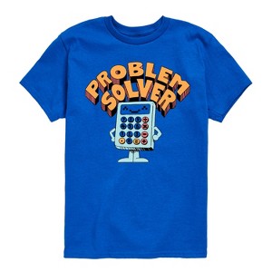 Boys' - Instant Message - Problem Solver Short Sleeve Graphic T-Shirt - 1 of 4