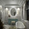Apmir Super Bright 192 LEDs/m Lighted Anti-Fog Oval Wall Mirror in Tempered Glass, 3-Year Warranty - 2 of 4
