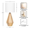 Kate and Laurel Marcedes Modern Metal Bedside Table Lamp - 2 of 4