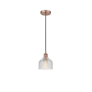 Dayton - 1 Light Cord Hung Mini Pendant In Industrial Style-9.25 Inches Tall and 5.5 Inches Wide - 1 of 1