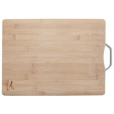 Bamboo Chopping Board in Natural Brown-Pemberly Row