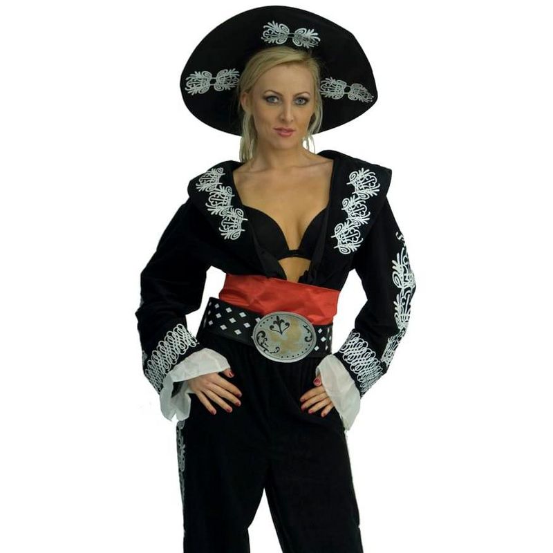 Seasonal Visions The Three Amigos Female Deluxe Costume Adult, 1 of 2