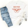 Simply Sage Market Free Spirit Distressed Eagle Short Sleeve Tee - 3 of 4