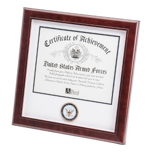 Allied Frame US Certificate of Achievement Picture Frame with Medallion - 8 x 10 Opening - 1 of 3