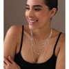 Sterling Silver Station Necklace for Women, Cubic 16 - 24 Inches - 4 of 4