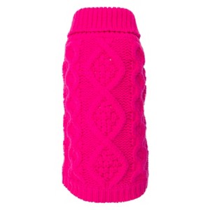 The Worthy Dog Chunky Knit Turtleneck Pullover Sweater - 1 of 3