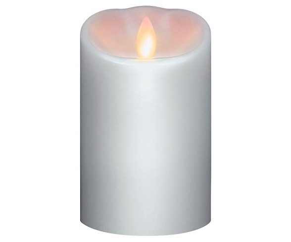 Battery Operated LED Candle White 3"x5" - Mirage&#174;