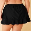 Women's Ruffle Swim Skirt - Shade & Shore™ Black - 2 of 3