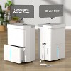 50 Pint Dehumidifier with Drain Hose - Smart Humidity Control, 3 Modes, Child Lock, 24H Timer, Portable Wheels for Garage/Basement - 4 of 4