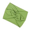 Unique Bargains Women's Widening Knotted Headwrap Rose Red Green Khaki Sky Blue 4 Pcs - 4 of 4