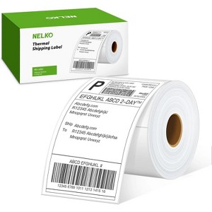FLEXYVA Genuine 4x6 Direct Thermal Shipping Label 220 Labels/1 Roll, for FLEXYVA PL70E Shipping Label Printer, Strong Adhesive, Commercial Grade - 1 of 4