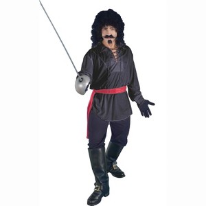 Forum Novelties Swashbuckler Pirate Shirt (Black) - 1 of 1