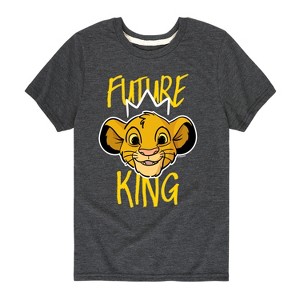Boys' - The Lion King - Simba Future King Short Sleeve Graphic T-Shirt - 1 of 4