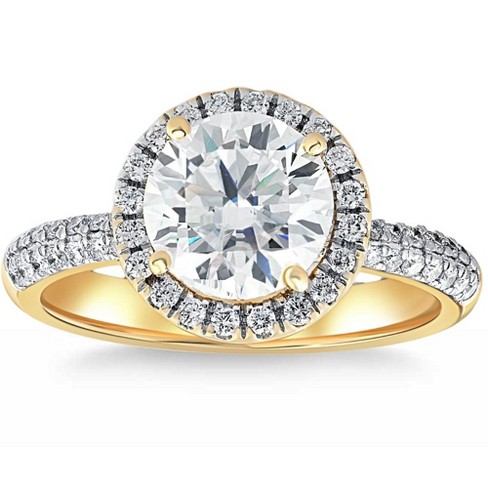 Size 8 2 ct cheapest moissanite ring