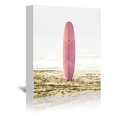 Americanflat Coastal Pink Surfboard By Tanya Shumkina Unframed