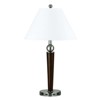 Cal Lighting 100W Metal Night Stand Lamp With 2 USB And 2 Power Outlets, On Off Rocker Base Switch - 2 of 2