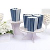 Big Dot of Happiness Navy Stripes - Simple Party Favor Popcorn Treat Boxes - Set of 12 - 3 of 4