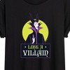 Women's - Disney Villains - Like a Villian Oversized Graphic T-Shirt - image 2 of 4