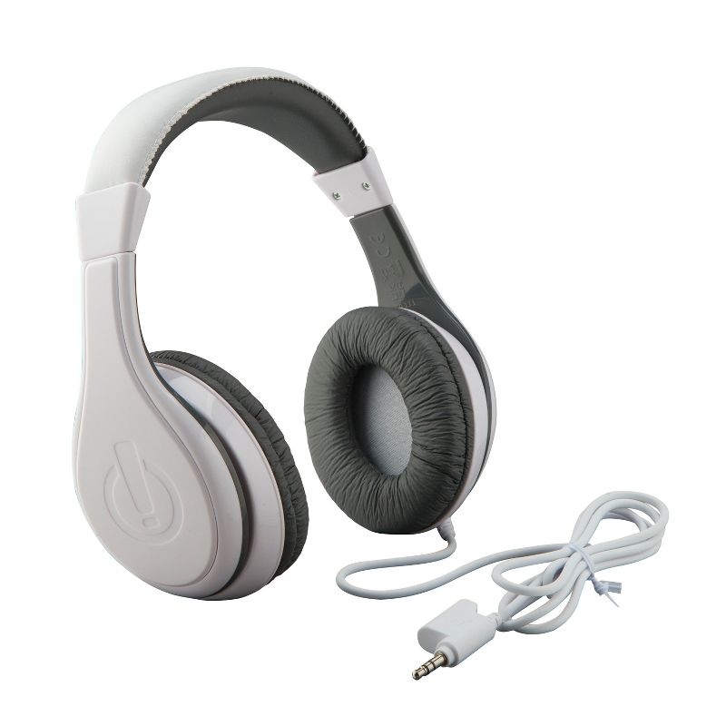 eKids White Wired Headphones for Kids, Over Ear Headphones for School, Home, or Travel - White (EK-140W.EXV0), 2 of 5