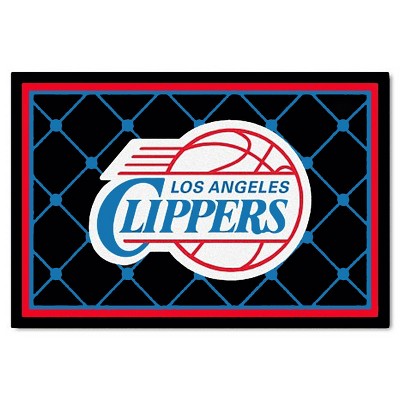 5'x7'5" Rectangle Accent Rug Red - Los Angeles Clippers