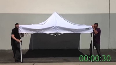 Black 10x20 Vinyl Peak Roof Carport Canopy with Sidewalls