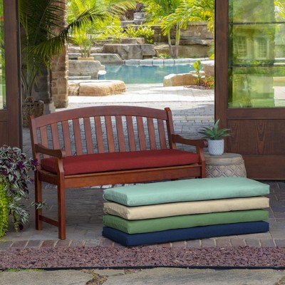 Ruby Red Sun Resistant Outdoor Bench Cushion
