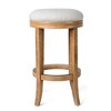 Maven Lane Eva Swivel Backless Fabric Counter Height Bar Stool - 3 of 4